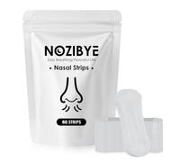Nozibye Nose Strips for Breathing | Anti Snore & Better Sleep (60 Count, Clear) - Nasal Strips for Breathing, Stop Snoring, Clear Airways