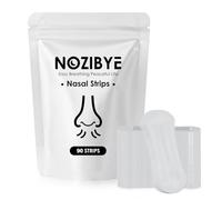 Nozibye Nose Strips for Breathing | Anti Snore & Better Sleep (90 Count, Clear) - Nasal Strips for Breathing, Stop Snoring, Clear Airways