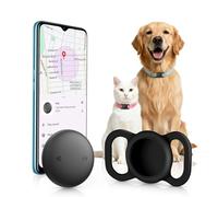 NozlaID Dog Tracker Android - Real Time GPS Dog Tracker - Works with Google Find Hub(Android Only) - No Monthly Fees - Dog Collar Holder with Tracking Device (1 Pack)