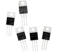 NOZLIHMH 10pcs LM317T L7805 IRF640 IRF740 IRF840 IRFZ44N IRF3205 Transistor TO-220 Voltage Regulator L7805CV MOSFET IRF640N(10PCS IRFZ44N)