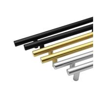 NOZLIHMH Cupboard Handle Brushed Stainless Steel Kitchen Cabinet Door Knob Kitchen Handle Furniture Drawer Pulls Bar Handle Pull Hardware(B 224mm)