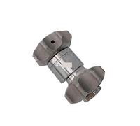 Nozzle,2kg/5.2kg 3/4" 1 inch SS Sewer Fast Rotate Vibrating Cleaning Nozzle 3000PSI Dredging Drain Jetter(3l4female 215L 5.2kg)(1 Female 80L 2kg)