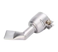 Nozzle 2Pcs Welding Nozzle Hot Air Gun Welding Nozzle 120 Degree Stainless Steel for PP, PVC Plastic Sheet Heat Gun Welding Hot Air Guns Soldering Accessories