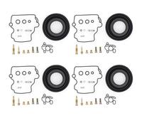 nozzle 4 Sets Carburetor Repair Kit Carb Rebuild Set Vacuum Diaphragm Float Valve Gasket For Suzuki RF600R RF900R