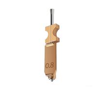 Nozzle Assembly Hardened, AD5X Steel Nozzle, High Temperature Strength Quick Release for 3D Printer Upgraded Part(0.8mm)