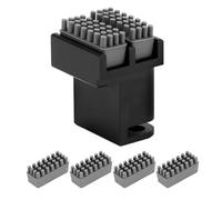 Nozzle Brush with 4pcs Extra Silicone Brush for Bambu Lab P1P/P1S/X1/X1C/X1E, Plug and Play Nozzle Wiper Cleaning Kit for 3D Printer Filament Residue Cleaner Accessories