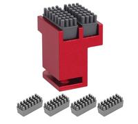 Nozzle Brush with 4pcs Extra Silicone Brushes, Plug and Play Nozzle Wiper Filament Cleaning Tool 3D Printer Accessory for Bambu Lab P1P/P1S/X1/X1C/X1E