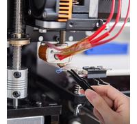 Nozzle Cleaning Kit, 30-Piece Set with 0.4mm Steel Needles, Copper & Silicone Brushes, Tweezers - for, A1 Mini, and Most