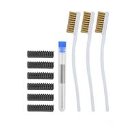 Nozzle Cleaning Kit with 0.2mm Stainless Steel Needles, Silicone & Copper Wire Brushes, Compatible with for Bambu Lab A1 Mini