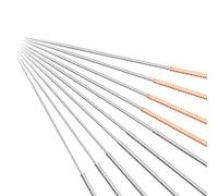 Nozzle Cleaning Needle Set for 3D Printers Made with Stainless Steel Featuring Threaded Handles and Multiple Diameter Sizes for Use (A)