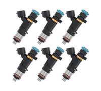 Nozzle Injectors 0280158042 16600-CD700 Fuel Injectors for FX35 M35 G35 V6 3.5L(6PCS)
