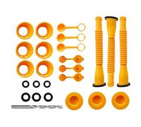 Nozzle Kit Replacement - Flexible Pouring Spout | LAUNCHED CAN LAYER | Jerry Cans Seal | Gas Cans Spout Gaskets | Include Vent Cap And Rubber, Re