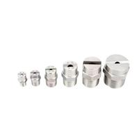 Nozzle tip 304 Stainless Steel 1 8 1 4 3 8 1 2 bspt Male line 65 Flat Fan Shape 2mm Hole Nozzle for high Pressure Washing Machine for Gardens for Weeding no 10 3 8 2 0 mm Aperture 5pcs