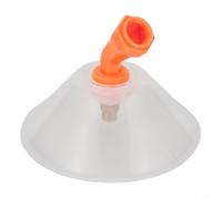 Nozzle Windproof Cover, Sprayer Nozzle for Garden Irrigation, Adjustable Atomization with Windproof Design, Copper Nozzle and Steel Sheet Construction, 98mm Length, 14x1.5 Thread(Copper)