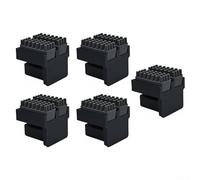 Nozzle Wiper Tool for Anycubic For Kobra S1 For 3D Printer with Dual Replaceable Silicone Heads and Mounting Bracket Support (5pcs)