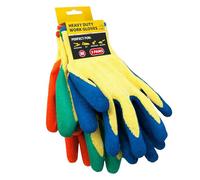 Nozzy Gardening Gloves for Men Women - 3 Pairs Thorn Proof Gardening Work DIY Construction - Large