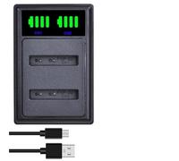 NP-50 NP50 LED USB Dual Charger Camera D-Li68 KLIC-7004(Only one charger)