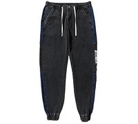 NP Autumn Men Harlend Poom Song Qian La Beach Jeans Loose Large Trousers Dark Ash