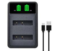 NP-BG1 NP BG1 LED USB Dual Charger DSC-W100 DSC-WX1 DSC-H50 DSC-H55 DSC-H3 DSC-H7 DSC-H9 DSC-H10(Only one charger )