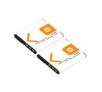NP-BN1 NP BN1 Camera Battery， Compatible For Sony， DSC-W800 DSC-WX220 DSC-W830 DSC-W810 DSC-QX30 DSC-QX100 DSC-QX10(2 Pcs)