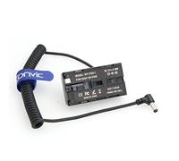 NP-F550 Dummy Battery to 5.5x2.1MM DC Power Adapter for Sony NP-F Seires NP- F570 F750 F770 NP-F960 NP-F970 to Power Monitor Led Light YN300 II YN-600 W260 CN-160 CN-126