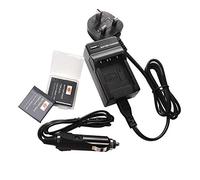 NP-FE1 DSTE 2-Pack Spare Battery and DC02U Travel Charger Compatible with Sony NP-FE1 DSC-T7 DSC-T7/b DSC-T7/S DSC-P2 DSC-P3 DSC-P5 DSC-P9 DSC-P7 Camera