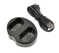 NP-FZ100 Dual Slot Micro USB 5V-2A Camera Battery Charger Adapter for Sony ILCE-9 A7M3 A7R3A9