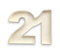 NP Joint fillable number 21, Wooden Fillable Letters, Numbers and Shapes