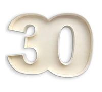 NP Joint fillable number box 30, Wooden Fillable Letters and Numbers
