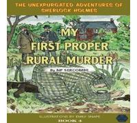NP Sercombe My First Proper Rural Murder Hardback Book in White NP Sercombe White