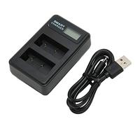 NP W126 Battery Charger, 5V Dual USB Charger with LCD Display for Fujifilm XS10 XT3 XT30 XT20 XT10 XT2 XA7 XE4 XA5 XT200 XT100 X100V X100F Camera Battery
