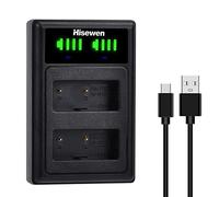 NP-W126 NP-W126S Battery Charger, Hisewen Dual Charger for Fujifilm Fuji XT3, X100F, X100V, X-T100, X-T200, X-S10, X-A5, X-A10, X-E4, X-Pro2, X-Pro3, X-T1, X-T2, X-T3, X-T10, X-T20, X-T30, X-T30 II