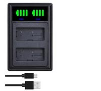NP-W126 W126s and LED Dual Charger X-T20, XPro1, HS30EXR, X-H1, X-A1, X-A2, X-A5, X-A20, X-E3, X-T3(Only one charger)