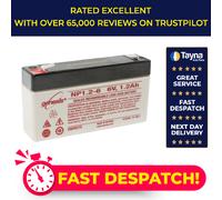 NP1.2-6 EnerSys Genesis SLA Battery 6v 1.2Ah
