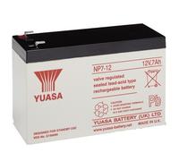NP7 12 volt 7 ah YUASA RECHARGEABLE ALARM/SECURITY BATTERY