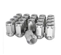 NPAUTO Chrome Wheel Lug Nuts 1/2 x 20, 1.38" 3/4" Hex Conical Replacement for Ford Mustang Edge Ranger Flex Explorer E-150 Crown Victoria, Dodge Ram 1500, Pack of 20