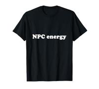 NPC Energy GenZ Humor Meme Ironic Y2K T-Shirt