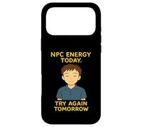 NPC Energy Today Try Again Tomorrow - Cozy Anime Style Case for iPhone 17 Pro Max