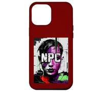 NPC Glitch Dystopian Gamer Abstract Art Case for iPhone 12 Pro Max