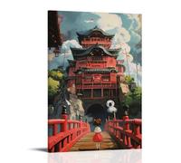 NPEJLCIGH Anime Poster- Spirited Away with Chihiro - Journey Through The Spirit World Modern Hanging Wall Decor - Artistic Mural Print08x12inch(20x30cm)