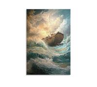 NPEJLCIGH Christian Mural - Noahs Ark- Covenant in The Storm Modern Hanging Wall Decor - Artistic Mural Print16x24inch(40x60cm)