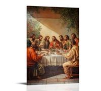 NPEJLCIGH Christian Mural- The Last Supper - Communion of The Apostles (Matthew 26-26-28) Modern Hanging Wall Decor - Artistic Mural Print08x12inch(20x30cm)