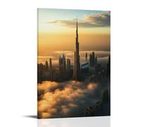 NPEJLCIGH City Poster- Dubai Horizons - Where Modernity Meets The Sky Modern Hanging Wall Decor - Artistic Mural Print08x12inch(20x30cm)