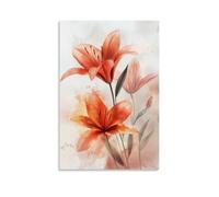NPEJLCIGH Floral Poster- Petals in The Wind - A Watercolor Dream Modern Hanging Wall Decor - Artistic Mural Print16x24inch(40x60cm)