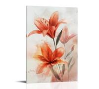 NPEJLCIGH Floral Poster- Petals in The Wind - A Watercolor Dream Modern Hanging Wall Decor - Artistic Mural Print12x18inch(30x45cm)