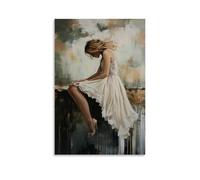 NPEJLCIGH Gracefully Becoming Modern Hanging Wall Decor - Artistic Mural Print08x12inch(20x30cm)