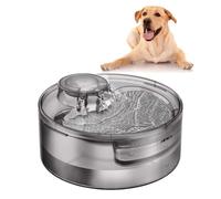NPET Large Dog Water Fountain,169oz/5L Deep Drinking Area Automatic Pet Fountains Filtration Water Dispenser with Quiet Pump for Cats Dogs