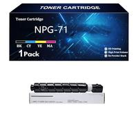 NPG-71 GPR-55 C-EXV51 Toner Cartridge Compatible for Canon iR-ADV DX C5760 DX C5750 DX C5740 DXC5735 C5560 C5550 C5540 C5535 Printer Ink,BK-1 pcs