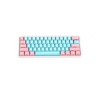NPKC 61 87 104 Keys Miami Thick PBT OEM Profile Keycap for MX Switches GH60 Tenkeyless Mechanical Gaming Keyboard (Only Keycap) (61 Side Print)