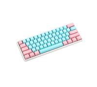 NPKC 61 87 104 Keys Miami Thick PBT OEM Profile Keycap For MX Switches GH60 Tenkeyless Mechanical Gaming Keyboard (61 Blank)